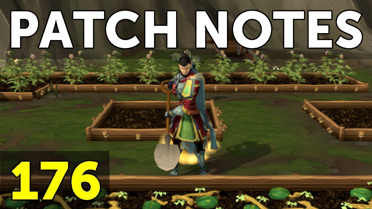 RuneScape Patch Notes #176 - 3rd July 2017