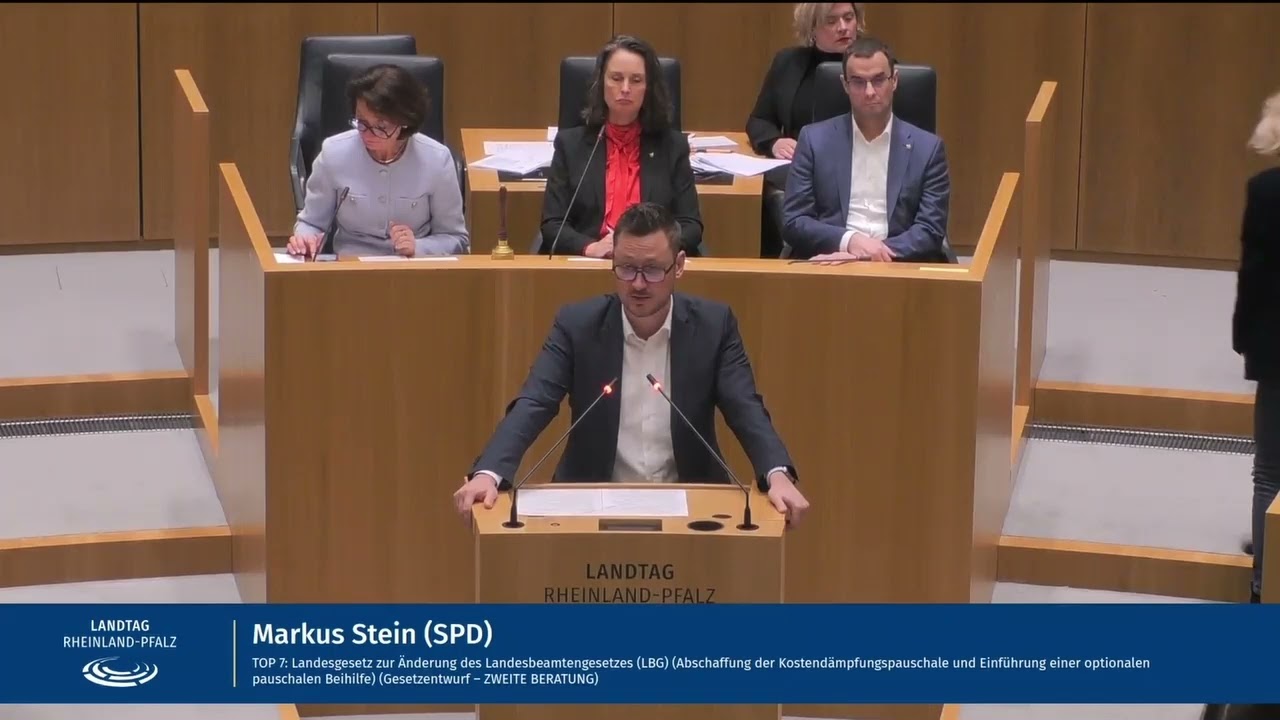 Rede im Landtag zur Änderung Landesbeamtengesetz (Kostendämpfungspauschale & Pauschale Beihilfe)