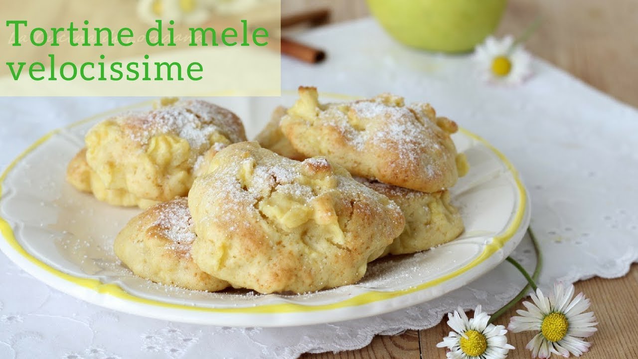 Tortine di mele velocissime  - Morbide e deliziose, ma anche semplicissime da preparare