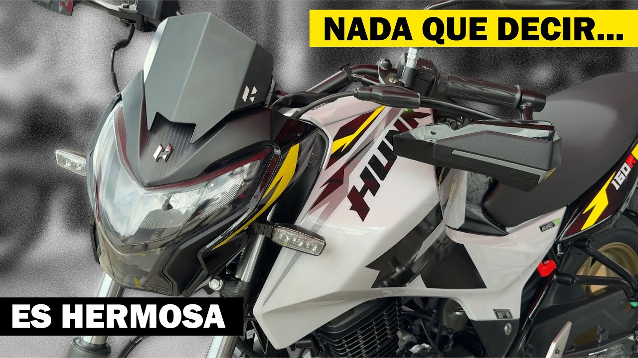 Así es la HERO HUNK 160R modelo 2026 | 3 Colores que enamoran