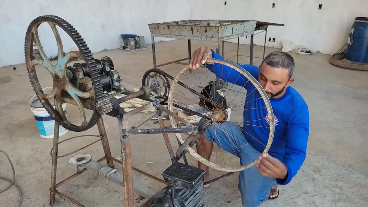 Como colocar motor em engenhoca.