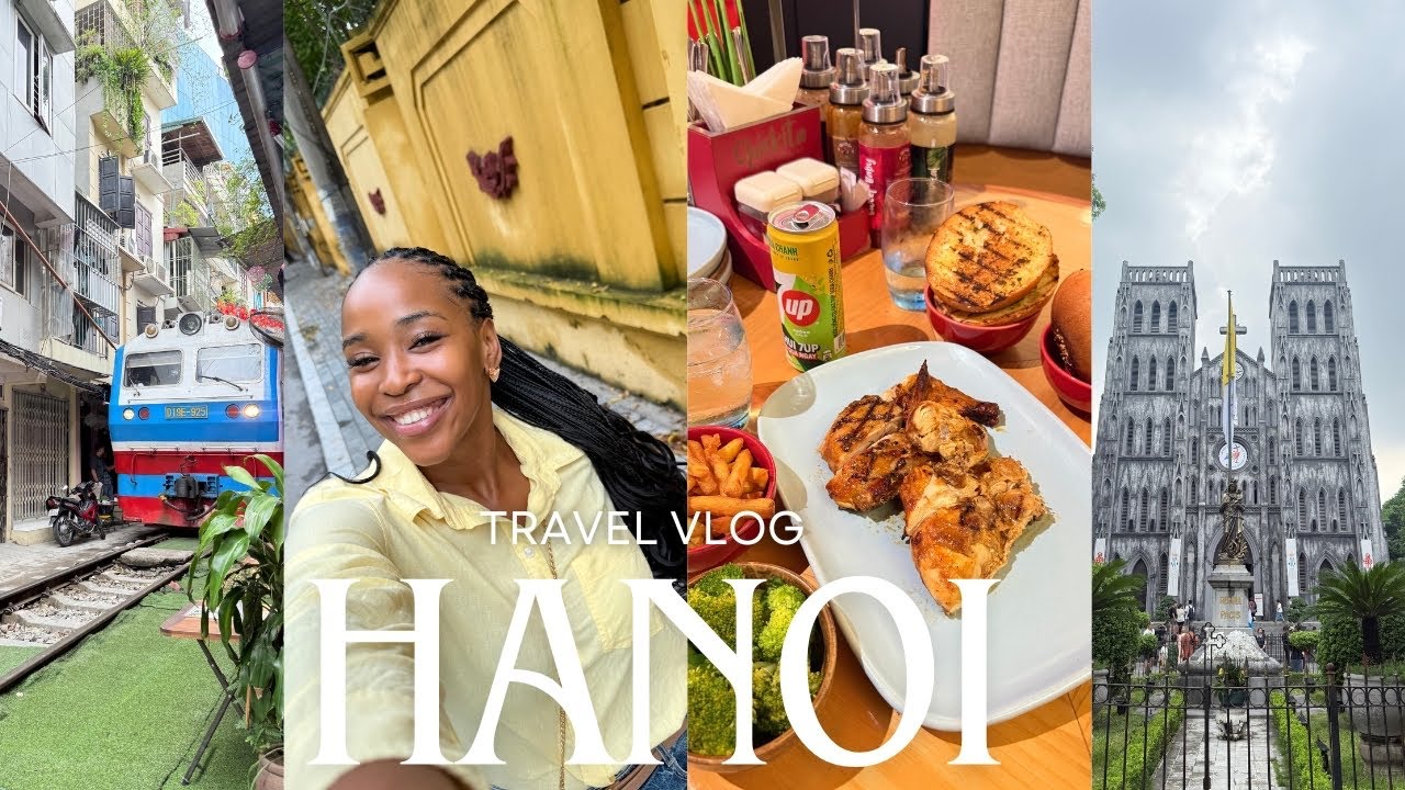 TRAVEL VLOG PT2| Hanoi 🇻🇳| Eating, shopping, and getting a manicure! #roadto40k #travel #vietnam