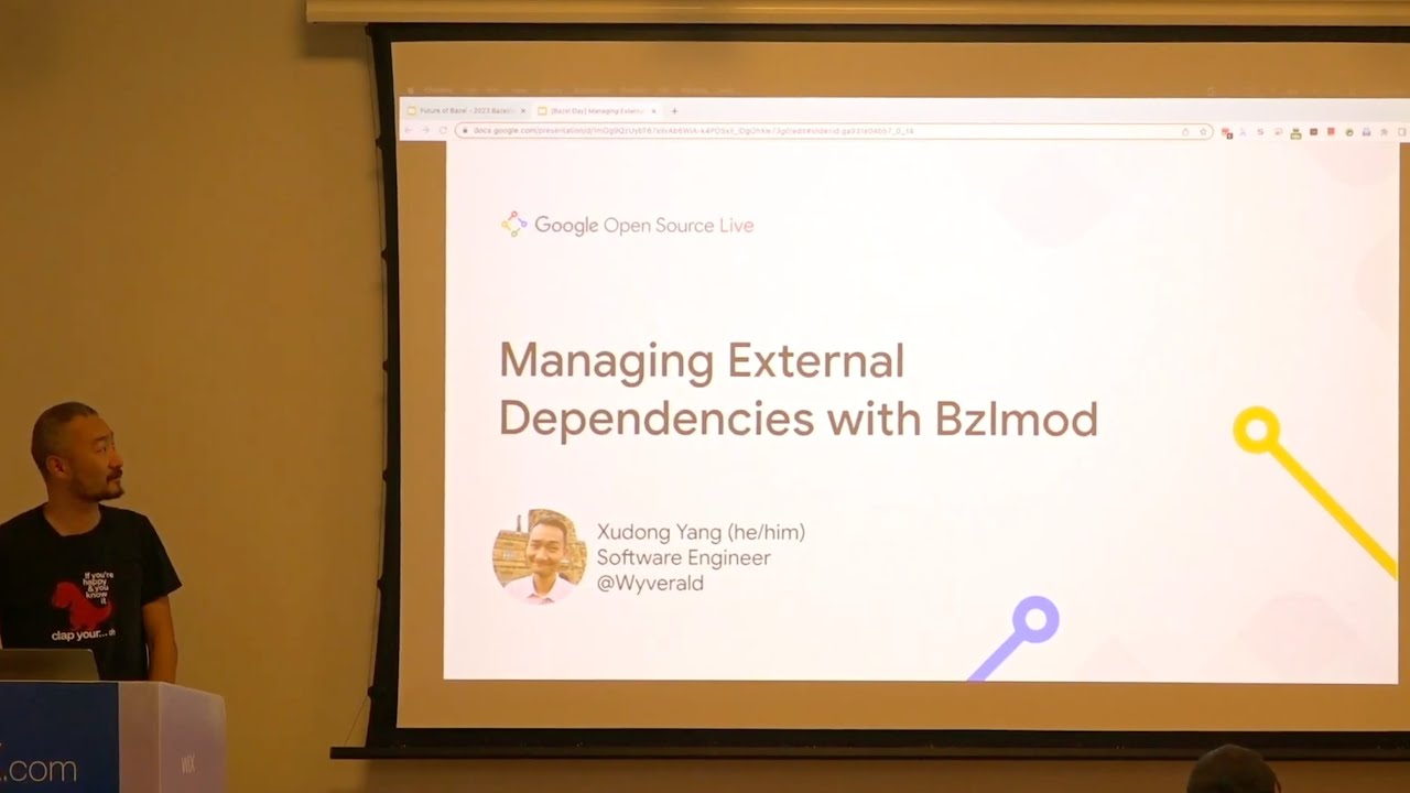 February 2023: Managing external dependencies with Bzlmod (Xudong Yang @ Google)
