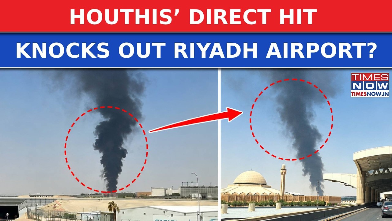 Saudi Under BIG Attack: Houthis&rsquo; Direct Hit Knocks Out Riyadh Airport? Scary Black Smoke Rises