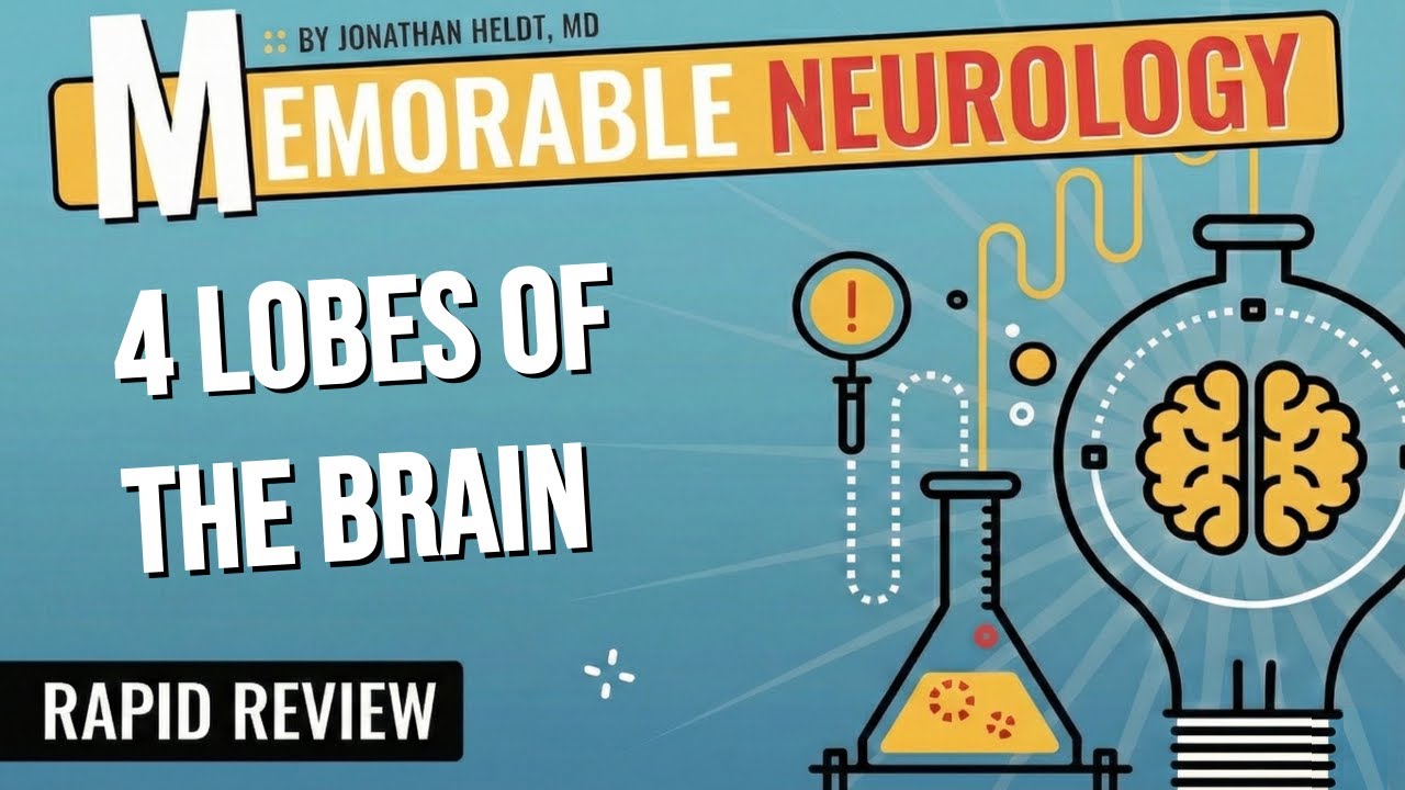 Four Lobes of the Brain Mnemonics (Memorable Neurology Lecture 1)