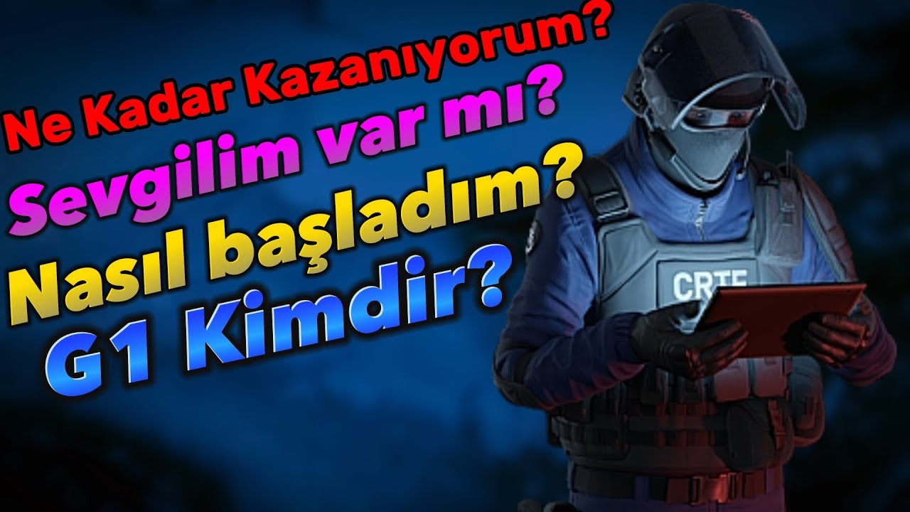 SORU CEVAP! G1 KİM? NASIL BAŞLADIM?  ''BU KADAR ÖZEL SORU DA SORMAYIN BE ABİ''