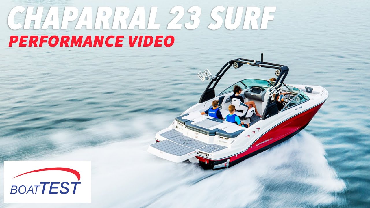 Chaparral 23 Surf (2021) - Test Video by BoatTEST.com