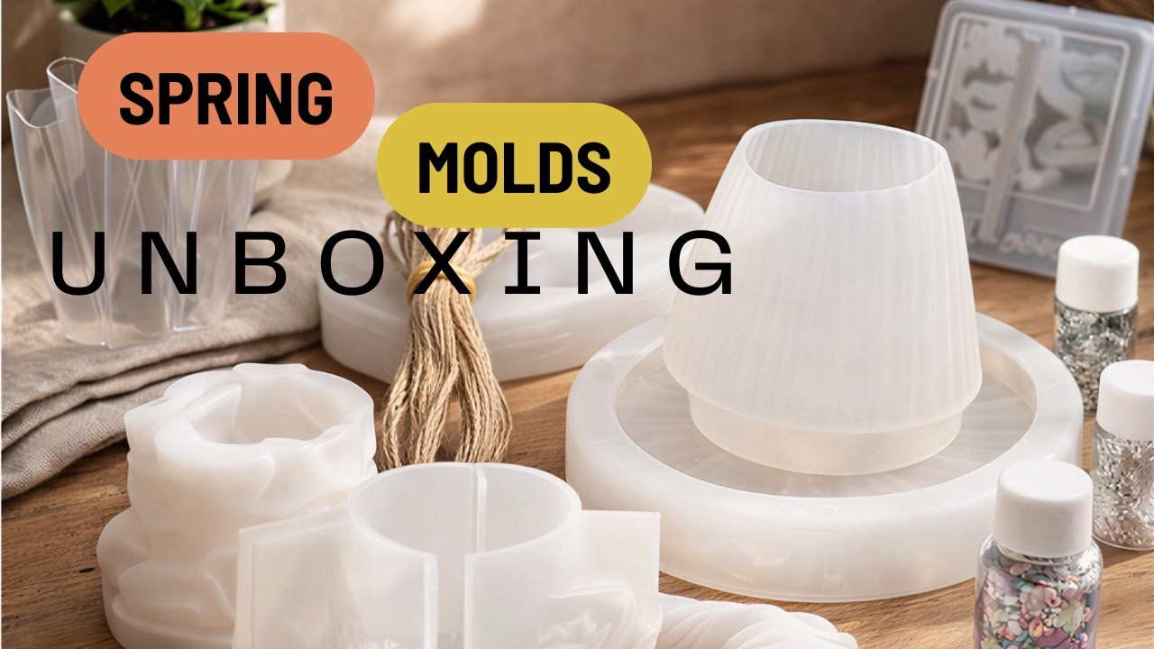 👉 Unboxing Box Moules Silicone PRINTEMPS 🌸 | ResinMoldBox | #444  |