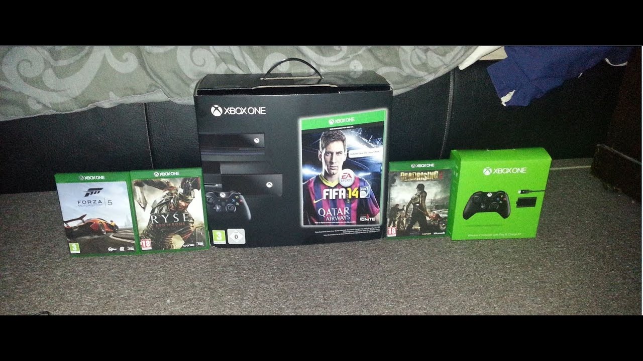 Распаковка и настройка консоли Xbox One Day One Edition