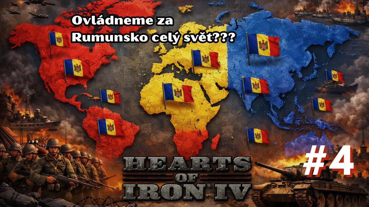 Ovládneme za Rumunsko celý svět??? | Hearts of Iron IV | #4