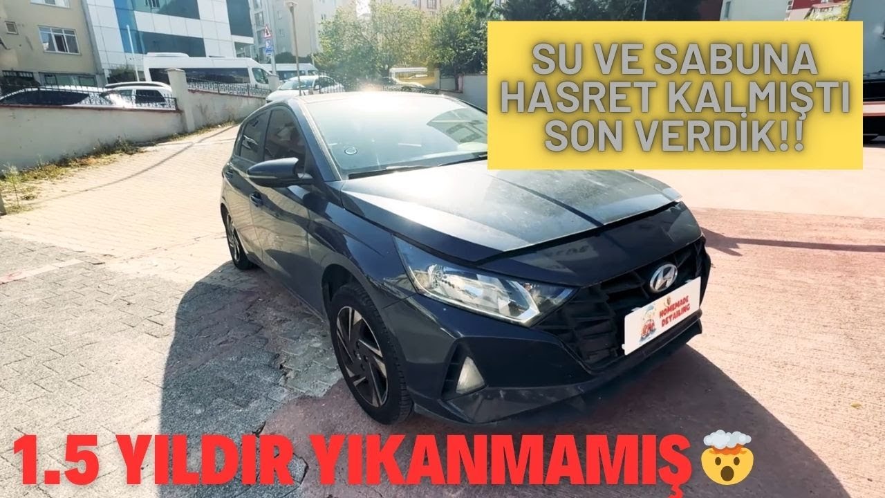Hyundai İ20 | 1.5 Yıldır Yıkanmayan Araç Yenilendi!! | Detaylı İç ve Dış Temizlik