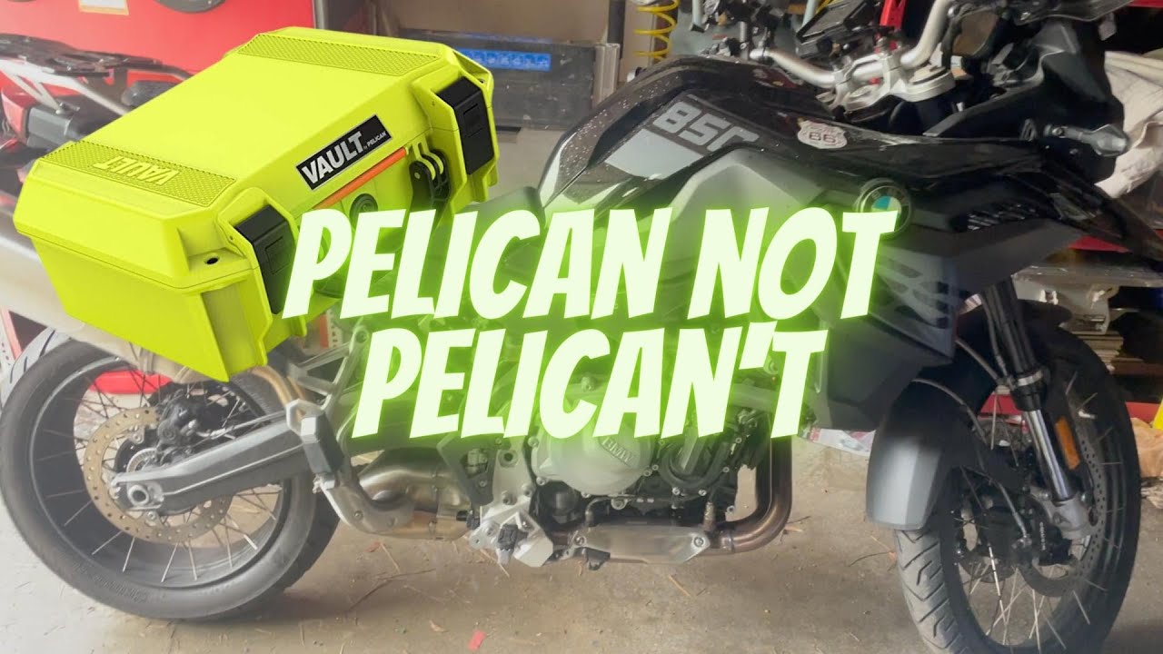 Pelican Hard Case on BMW F850GS HOW TO DIY