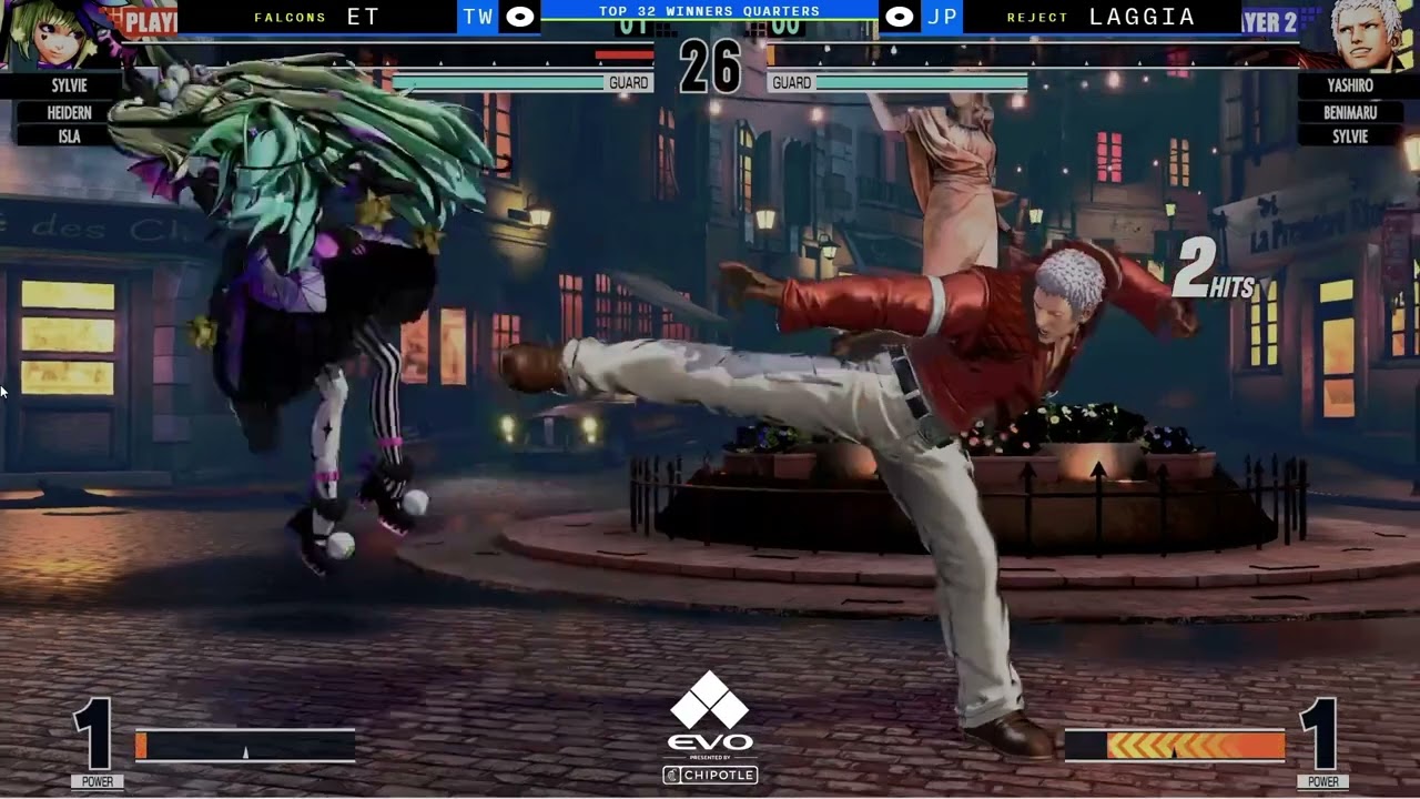 EVO KOF XV ET vs Laggia 許久不見的對手?能贏嗎?