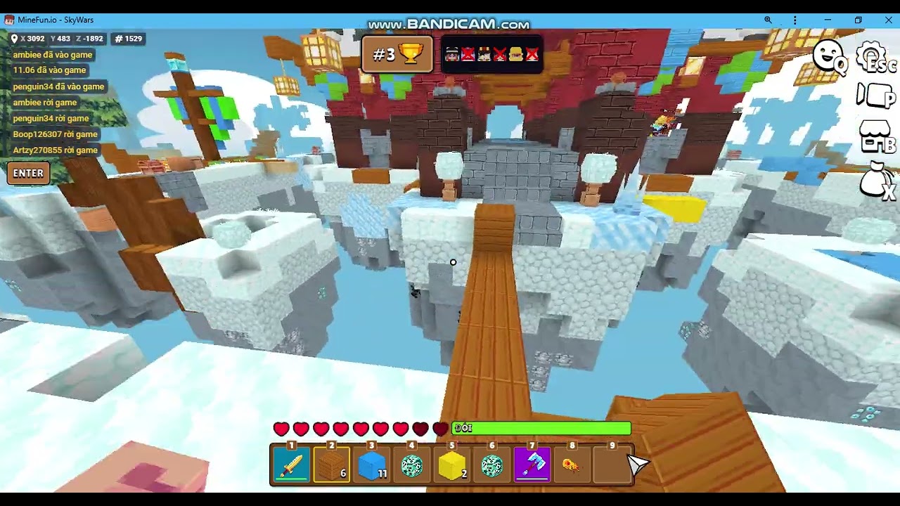 Minefun.io SKY WAR...