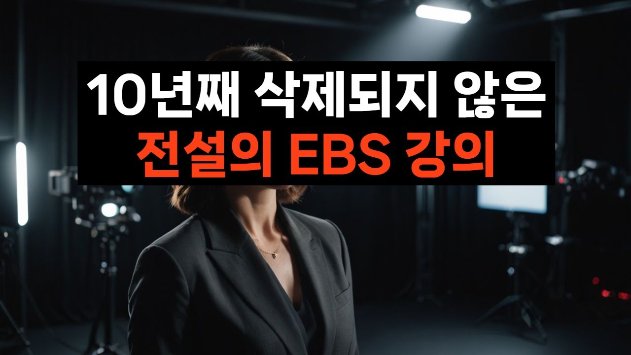 ebs에서 10년간 삭제하지 않고 교재도 판매중인 전설의 강의(정승제아님 50일수학아님)