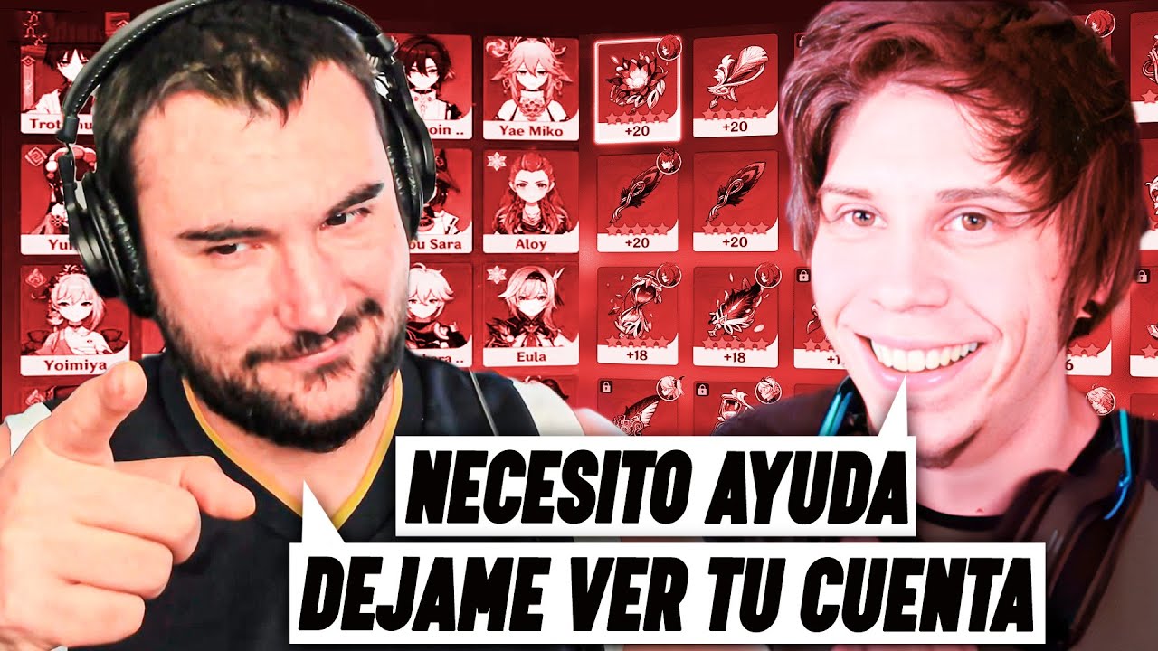 ANALIZO la CUENTA de ELRUBIUS!! ¿LE MANDO a REROLL? Genshin Impact