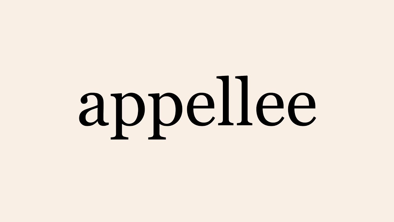 appellee