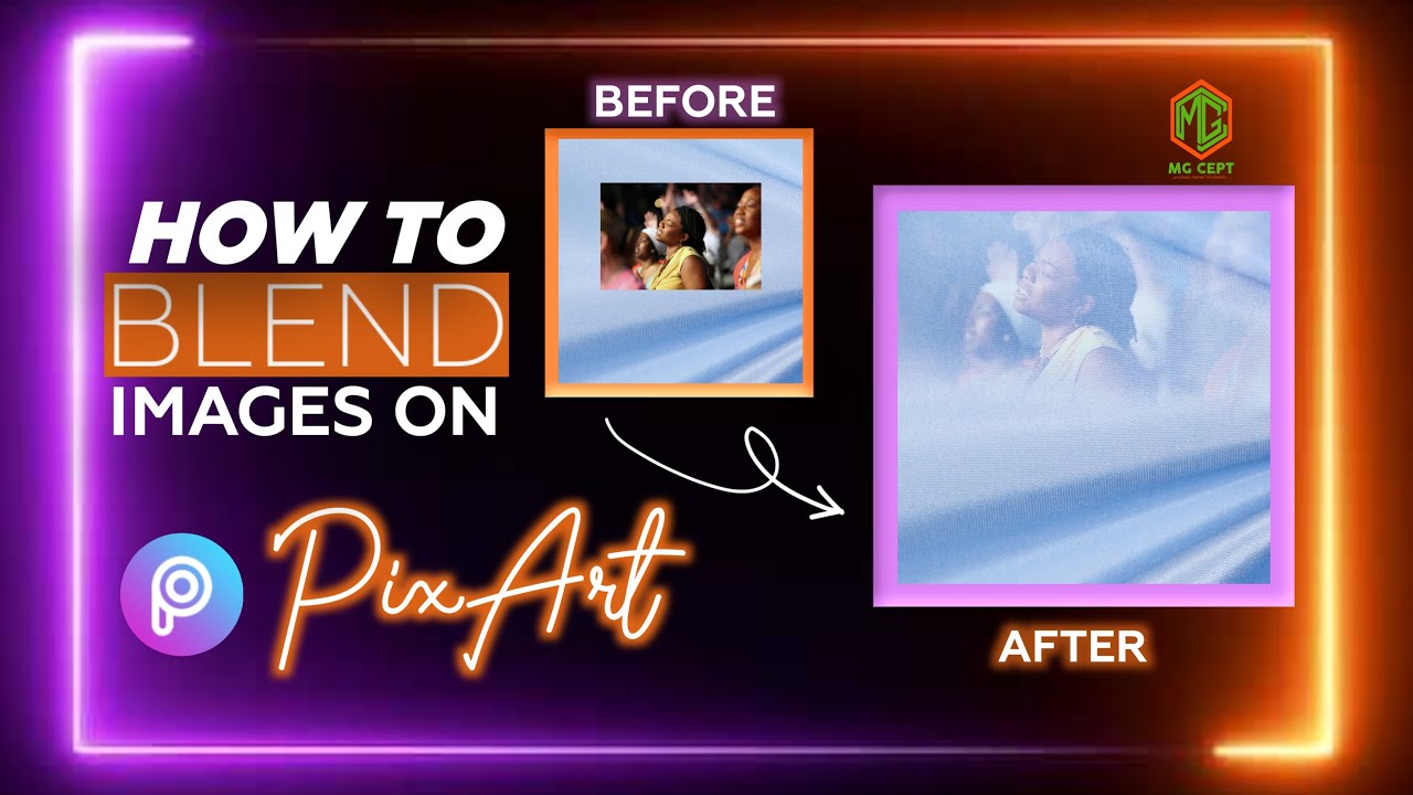 How to Blend images on PicArt