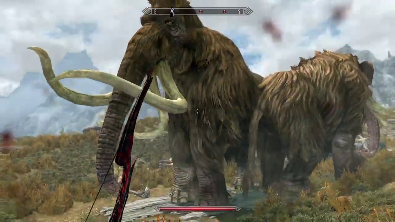 Skyrim PS4 Mods: Gifts of Akatosh VS. Hardcore Giants & Mammoths
