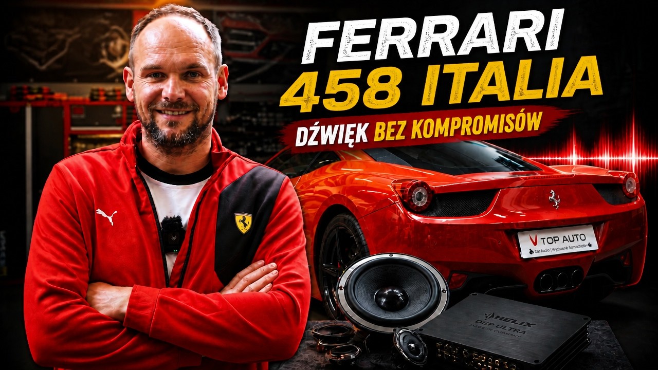 AUTO ZA MILION: Zamieniliśmy Ferrari 458 w salę koncertową! Ostrzegamy: grubo i drogo!