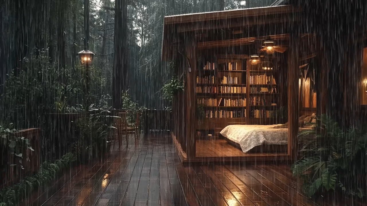 Relaxing Sounds for Stress Relief - Soft Rain Sounds - Calming, Study, Peaceful, Sleep