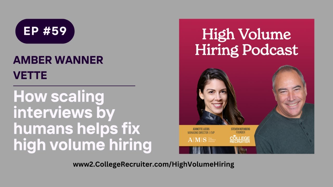 How scaling interviews by humans helps high volume hiring | ep59