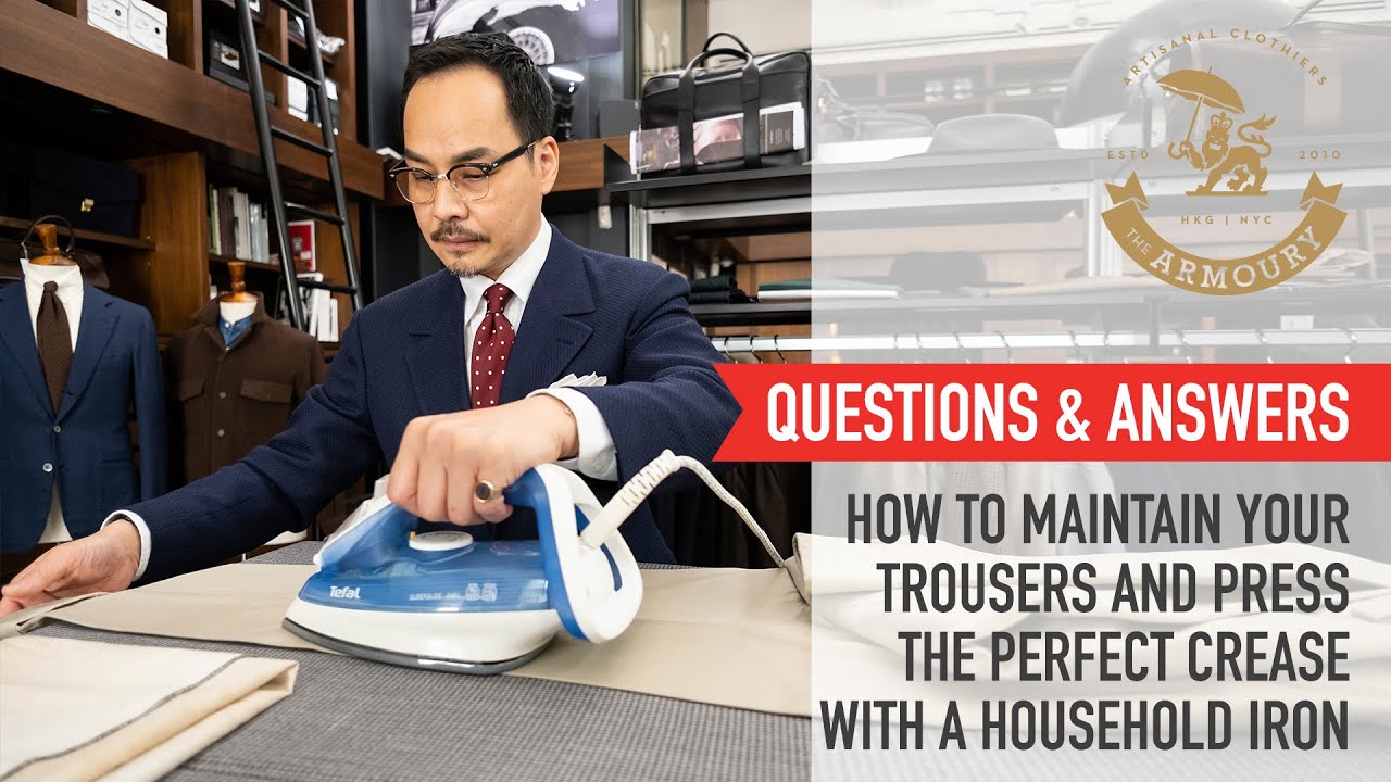 Q&A Masterclass from a Master Tailor: How to Iron Trousers, Press a Crease and Maintain Them Forever