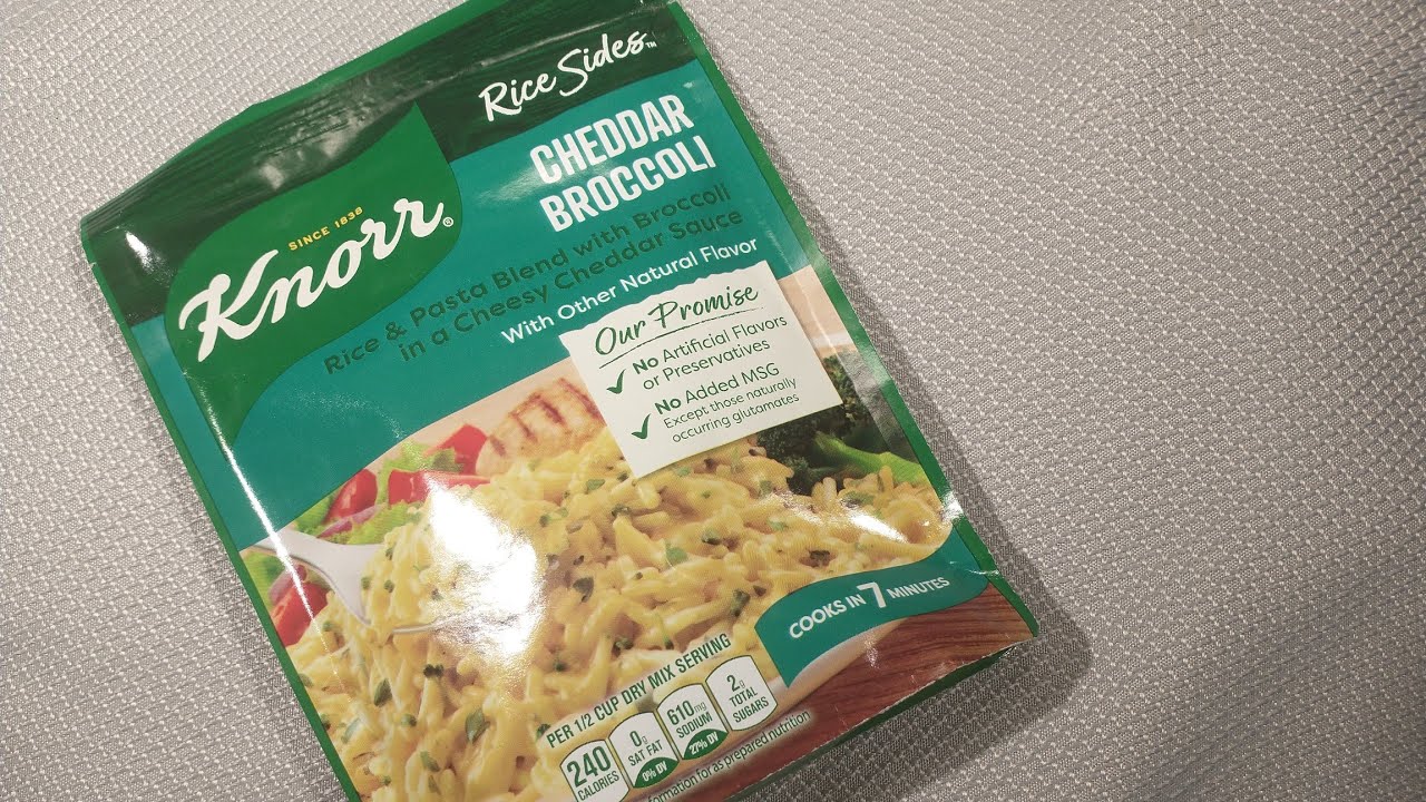 Making Knorr Rice Sides Cheddar Broccoli Flavored Rice (Stove-Top)