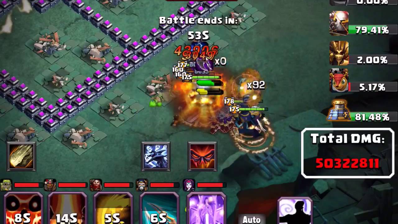 Clash of Lords 2 Devils Lair 143 million damage!