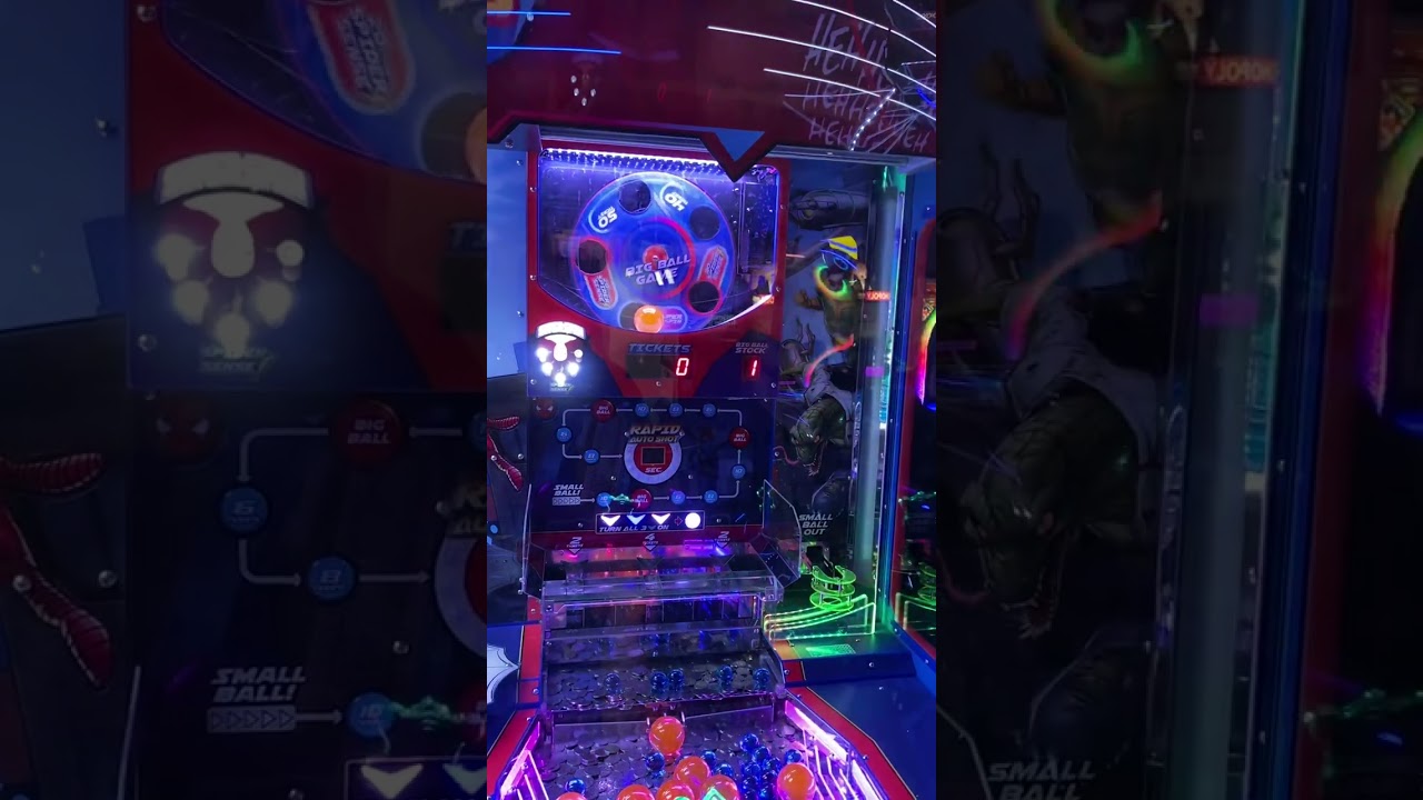 ⭐️winning ⭐️all new⭐️ Marvels Spider-Man coin pusher arcade game