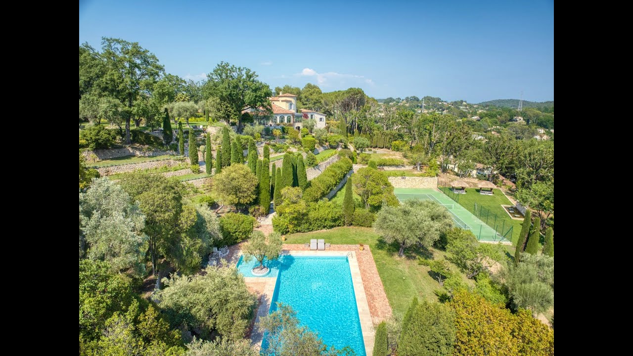 MOUGINS - DOMAINE EXCEPTIONNEL VUE MER À LOUER