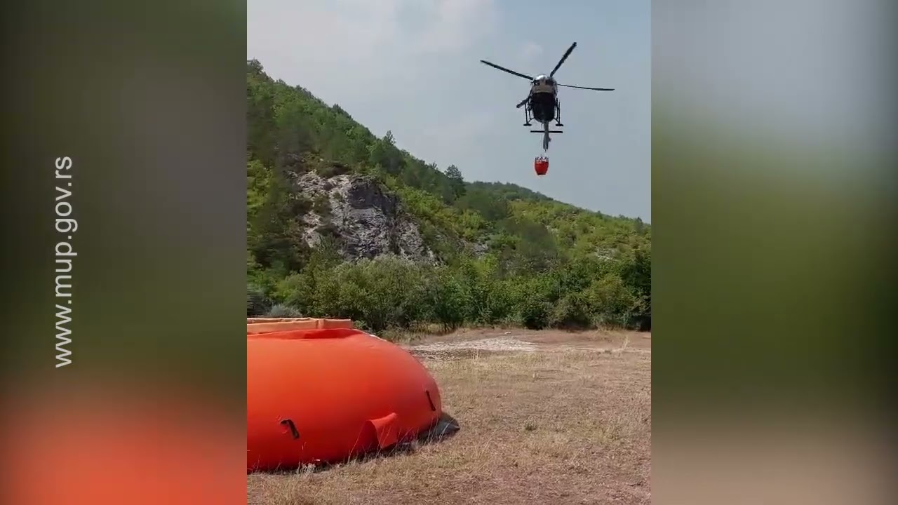 Akcija gašenja požara u okolini Trebinja