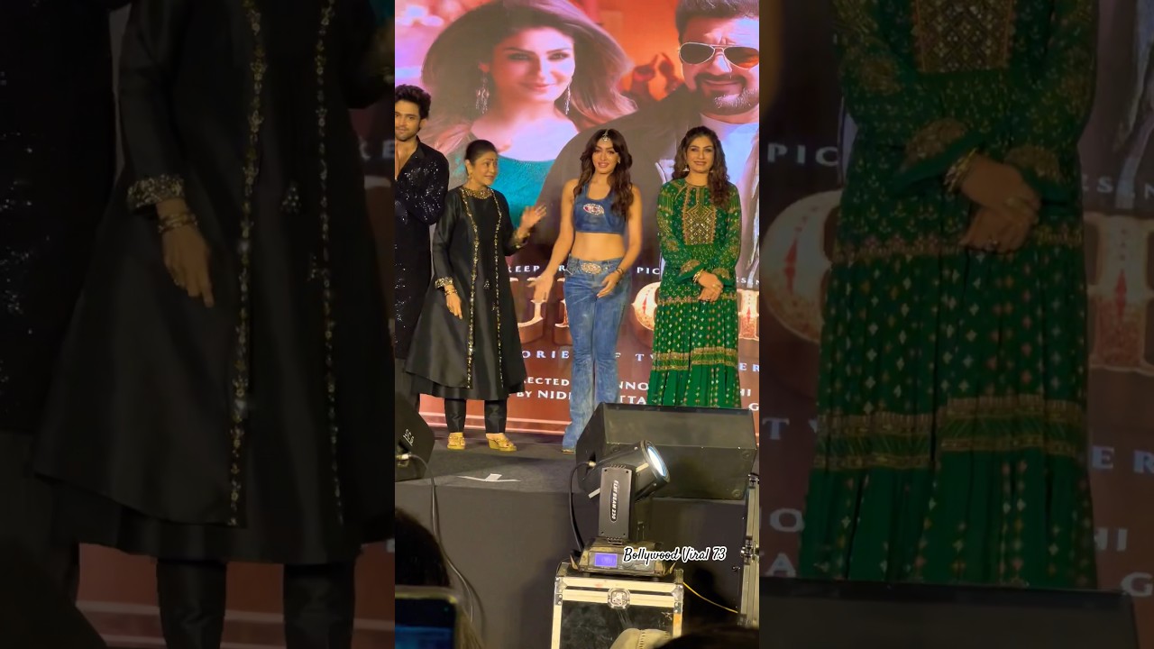 #raveenatandon &#parthsamthaan With #khushalikumar & #arunairani At Song Launch #ytshots #shorts