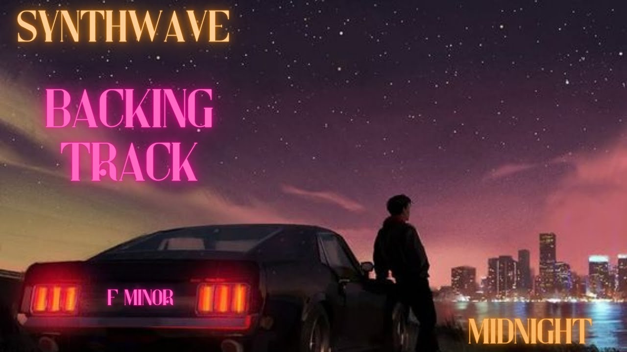 Synthwave Backing Track in F Minor (Midnight)