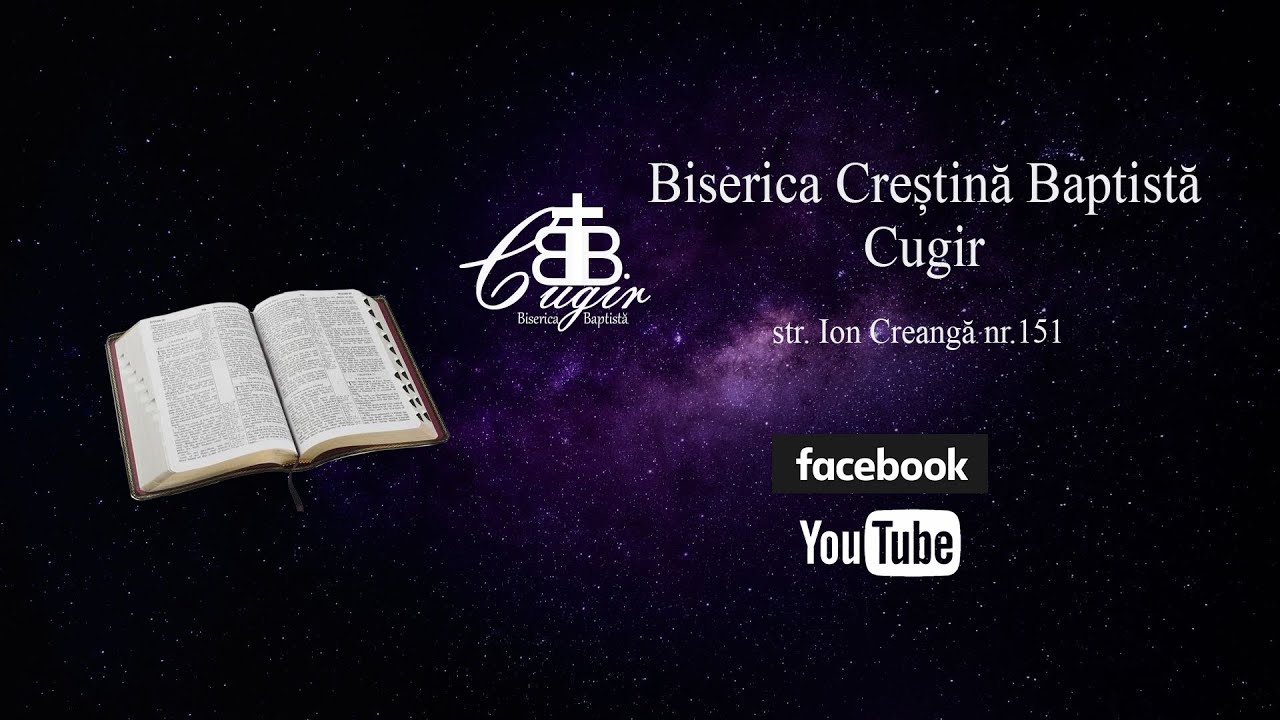 Joi, 22.01.2026 - Studiu Biblic | Duhul Sfânt - Cel care a inspirat Scripturile