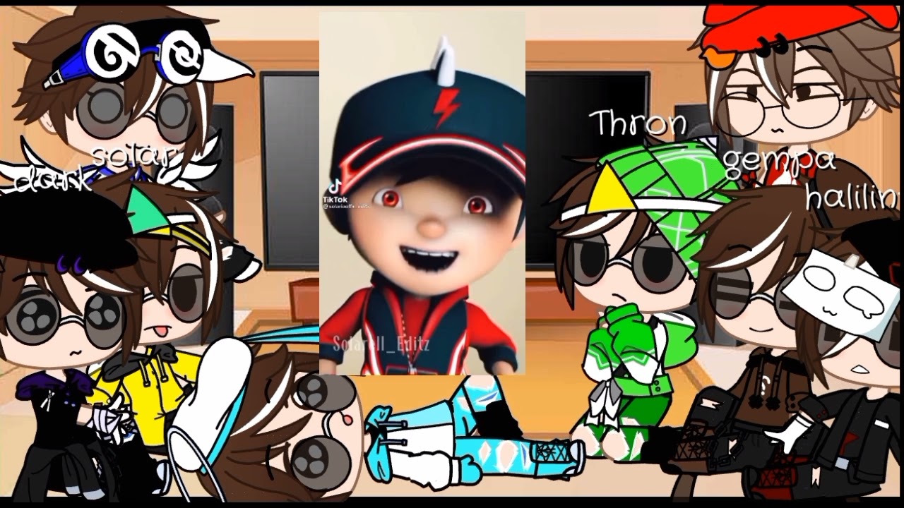 Boboiboy React||Boboiboy elemental||siblings|| AU|| IB di desk