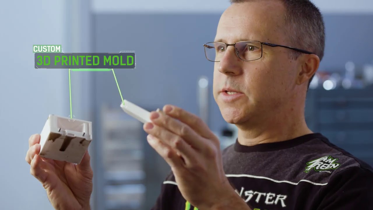 Kawasaki Science Of Supercross - 3D Printing