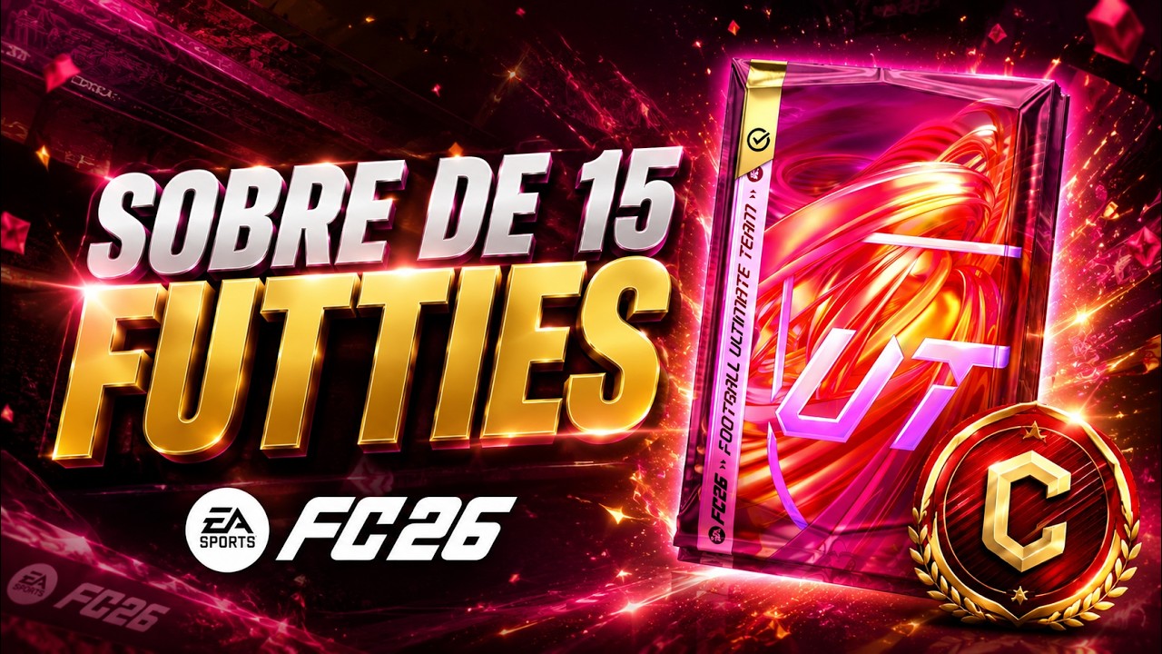 ABR&Iacute; EL SOBRE DE 15 FUTTIES ASEGURADO CON LAS 1000 FICHAS de FUT CHAMPIONS!! | FC 26