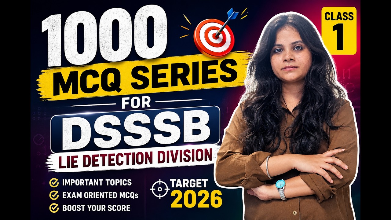 1000 Questions DSSSB Junior Scientific Assistant Exam I CLASS 1