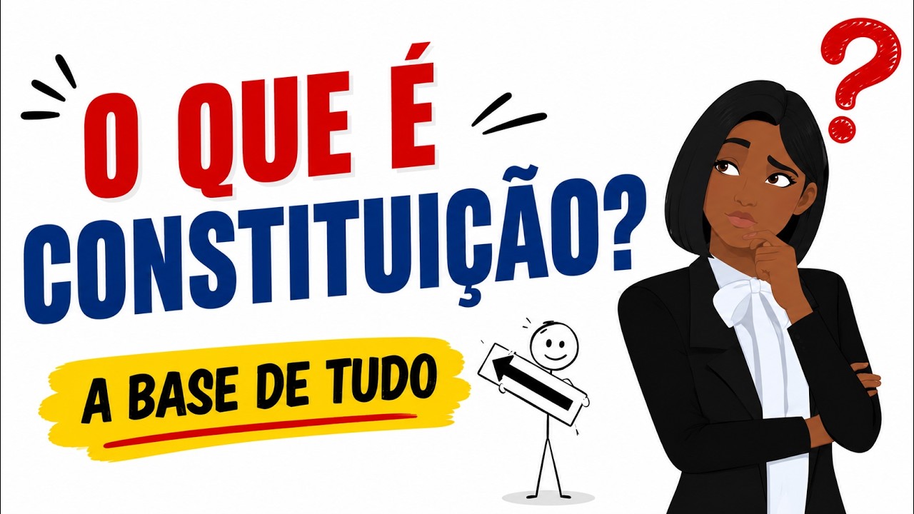 Conceito de Constituição I Direito Constitucional do Zero para Concursos – Concurso Ilustrado.