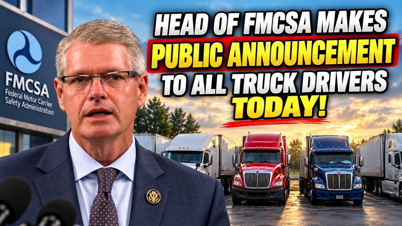 FMCSA Makes Public Announcement To All Truck Drivers Today
