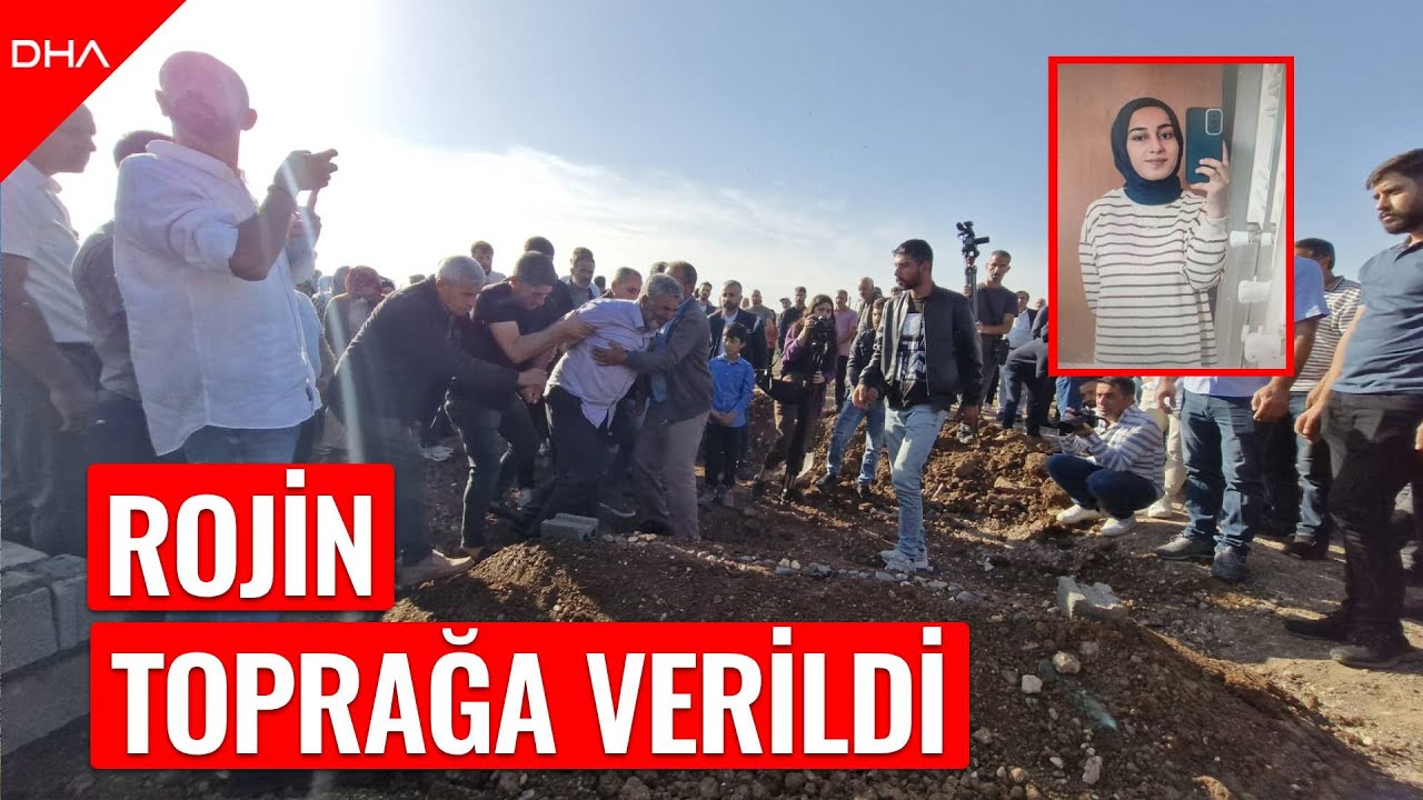 Van’da kaybolduktan 18 gün sonra cansız bedeni bulunan Rojin, Diyarbakır’da toprağa verildi