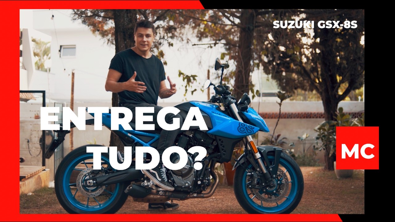Testamos a SUZUKI 8S, MUITO BOA para o dia a dia e estrada!