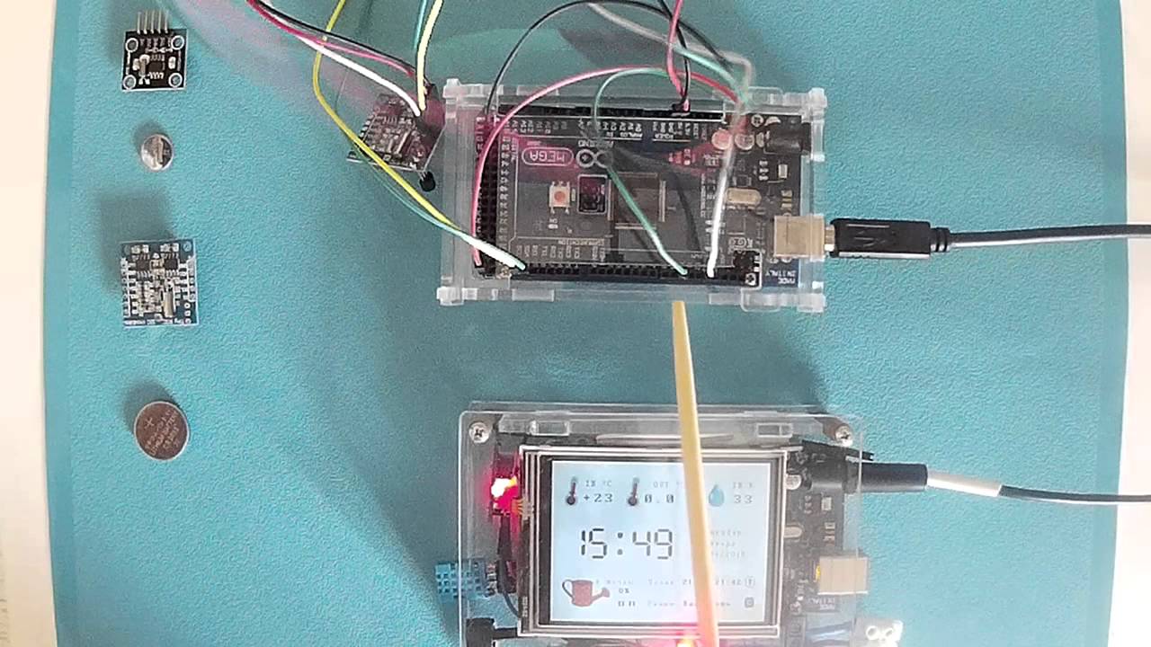 Arduino. Авто полив газона. Ч. 4. Automatic watering. Шина I2C. Часы DS1307.