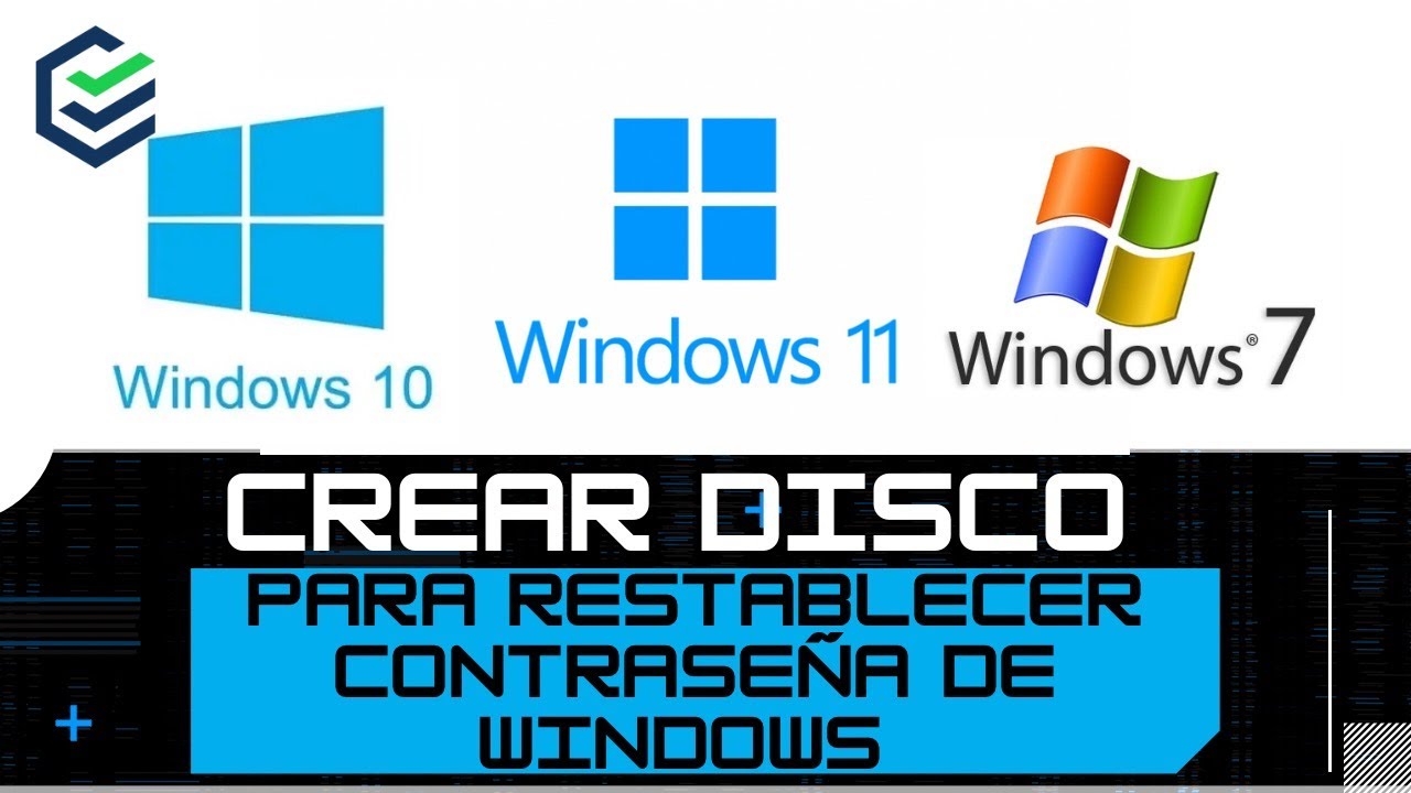 Crear un disco para Restablecer Contrase&ntilde;a