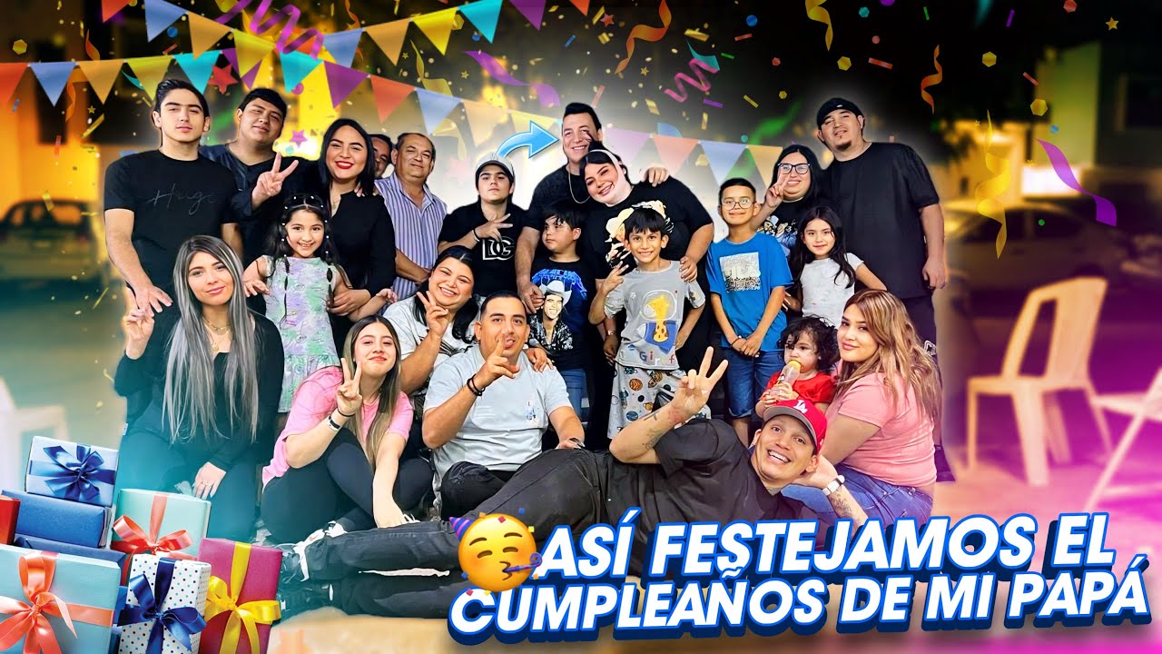 Después de años de no pasar un cumpleaños con mi papá, así nos la pasamos en familia..🥰🎁🍰