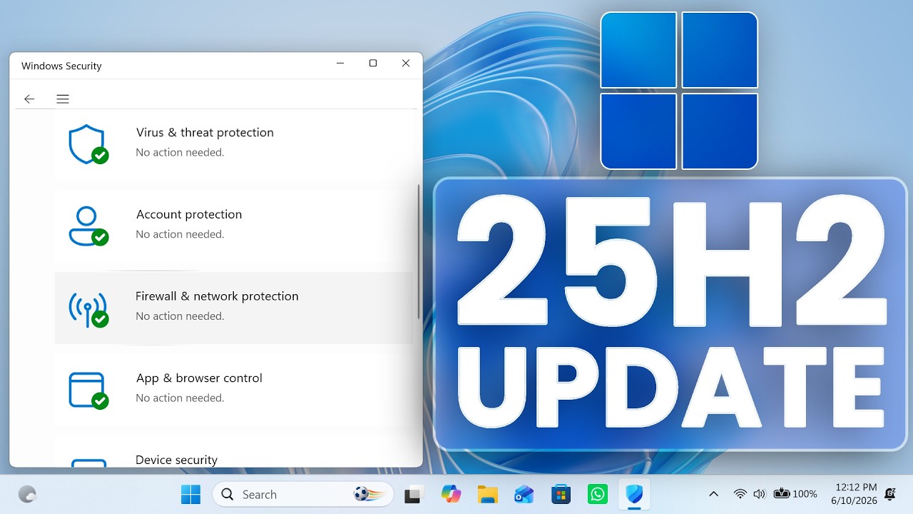 Windows 11 25H2/ 24H2 June 2026 Update (KB5094126) - Faster PCs, New Features & 200 Security Fixes!