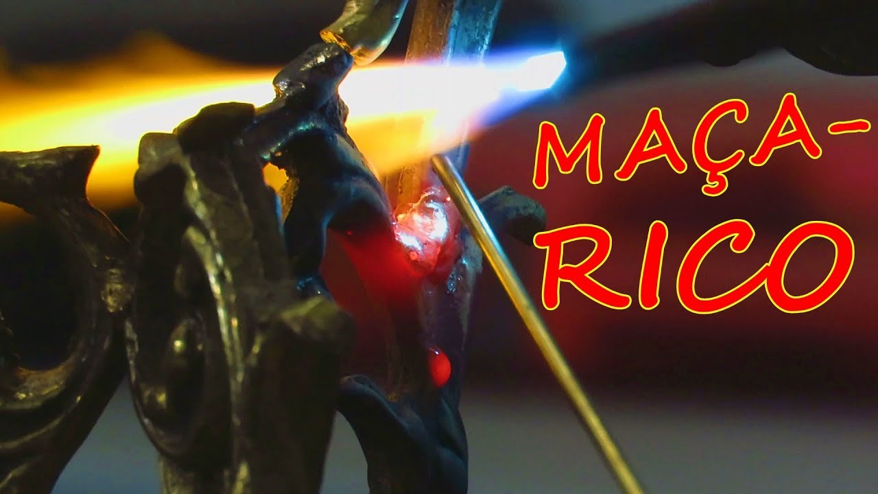 Soldando Bronze com Maçarico-SURPRESA NO CANAL