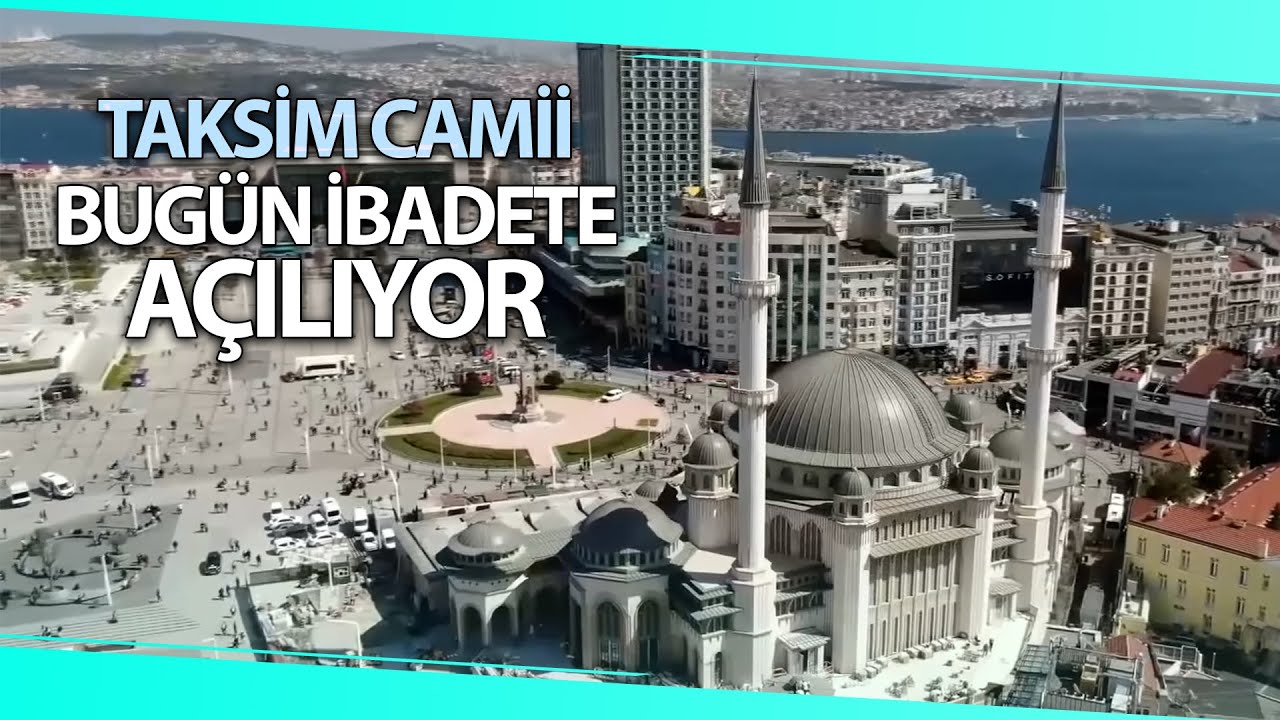 Taksim Camii Bug&uuml;n İbadete A&ccedil;ılıyor