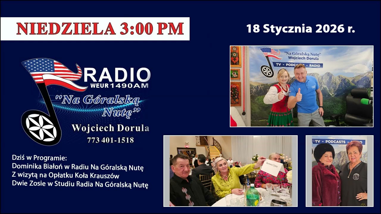 Radio Na Goralska Nute 18 Stycznia 2026